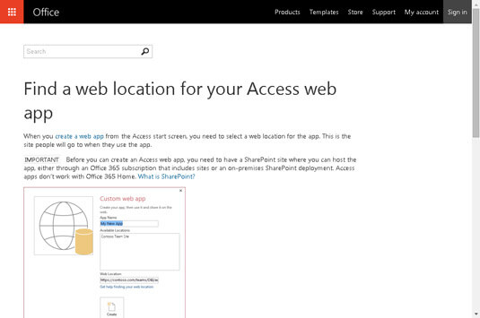 Come creare un Access Web App Nel Access 3