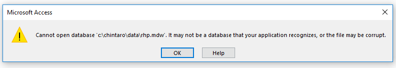 Access Non posso aprire il database Potrebbe non essere un database